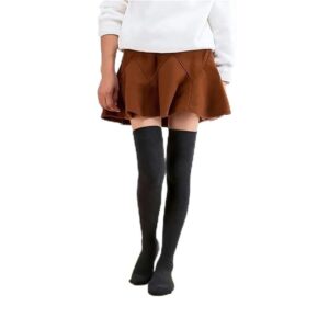 Wool Warm Socks Thigh High Socks for Women Cotton Over the Knee Thigh Long Boot Stocks Leg Warmers Women Socks for Cold Weather Socks for School,College, office