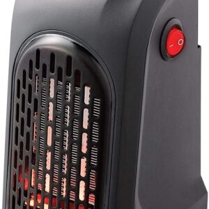 Small Electric Handy Room Heater Compact Plug-in, The Wall Outlet Space Heater 400Watts, Handy Air Warmer
