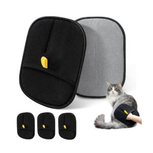 Pet Hair Removal Gloves, Car Seats & Gentle Massage for Dogs Cats (3Pcs)